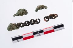 Etikett zu Bronzeanhänger (NHMW-PRAE-078107)